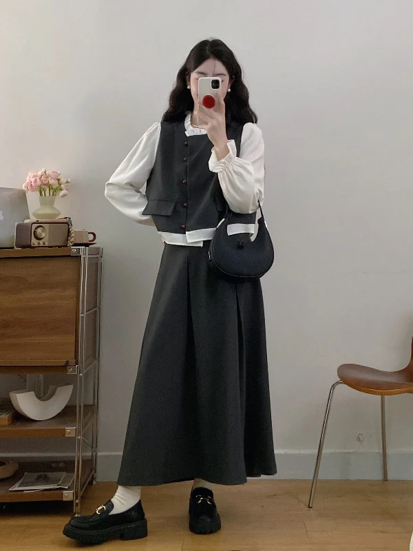 plus Size Women's Grey Suit Set Pear Shape Slimming High End Feeling Casual Fashionable Two Piece Ensemble for Autumn
plus Size Women's Grey Suit Set Pear Shape Slimming High End Feeling Casual Fashionable Two Piece Ensemble for Autumn