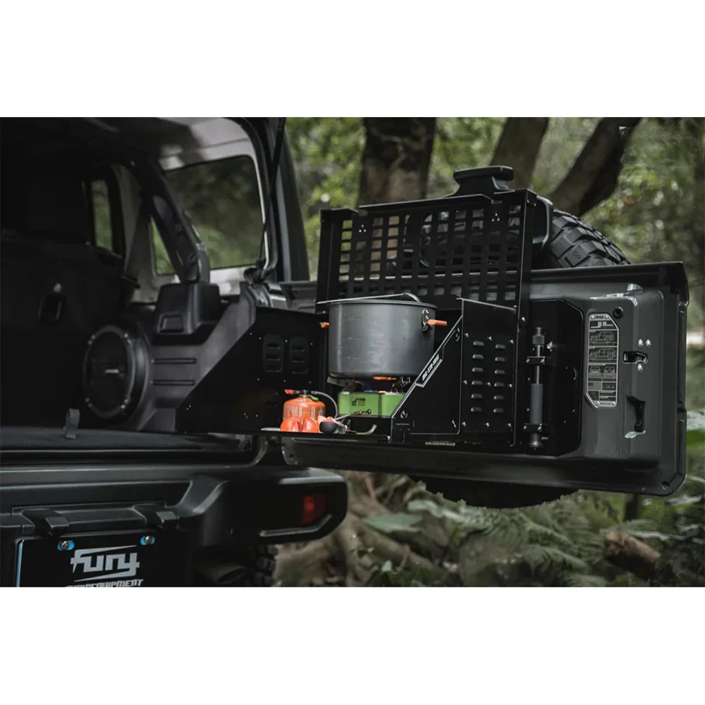 engraver tailgate foldable table for Jeep Wrangler manufacture accessories tailgate cooking table
engraver tailgate foldable table for Jeep Wrangler manufacture accessories tailgate cooking table