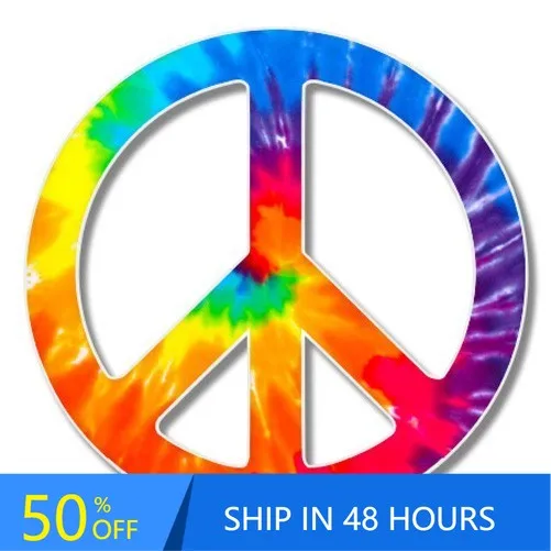 Peace Sign Tie Dye Aesthetic Laptop Motor Home Walls Car Waterproof Vinyl Decal Gift Cute Cool Unique Vintage
Peace Sign Tie Dye Aesthetic Laptop Motor Home Walls Car Waterproof Vinyl Decal Gift Cute Cool Unique Vintage
