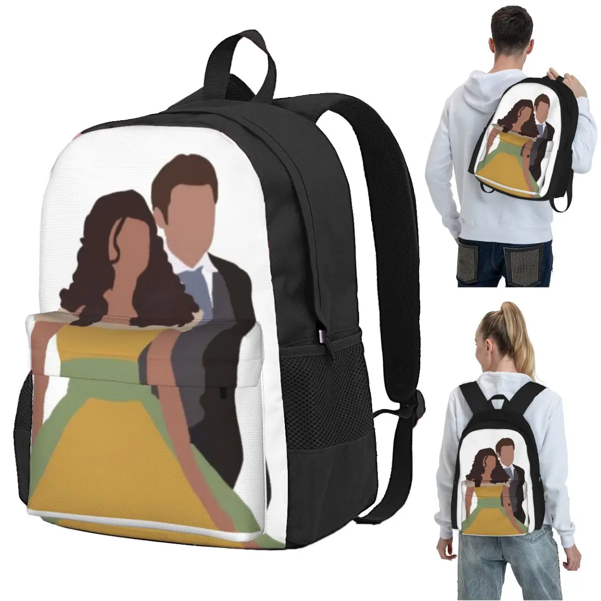 Katherine And Stefan Backpack Student BookBag Kids School Bag Computer Shoulder Bags for Men Women
Katherine And Stefan Backpack Student BookBag Kids School Bag Computer Shoulder Bags for Men Women