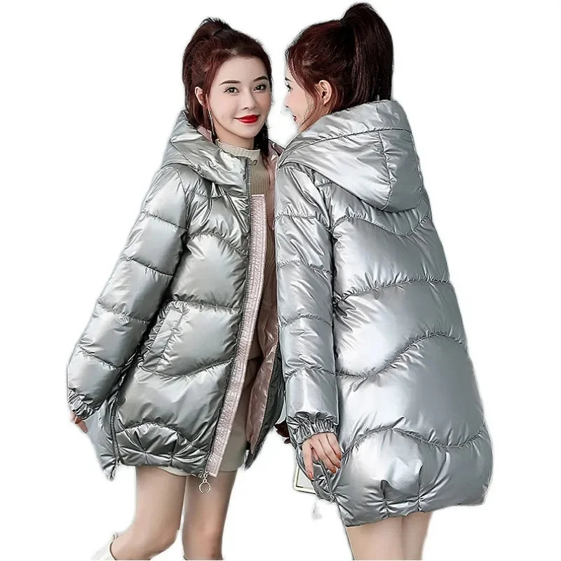 2023 New Women Parka Puffer Jackets Down Jacket Winter Warm Glossy Hooded Long Coat Female Parkas Waterproof Snow Wear Outwear
2023 New Women Parka Puffer Jackets Down Jacket Winter Warm Glossy Hooded Long Coat Female Parkas Waterproof Snow Wear Outwear