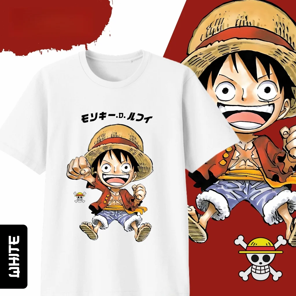 One Piece Monkey D Luffy Anime T-Shirt for Men Women, Straw Hat Pirate Graphic Casual Streetwear Fan Top children's T-shirt
One Piece Monkey D Luffy Anime T-Shirt for Men Women, Straw Hat Pirate Graphic Casual Streetwear Fan Top children's T-shirt