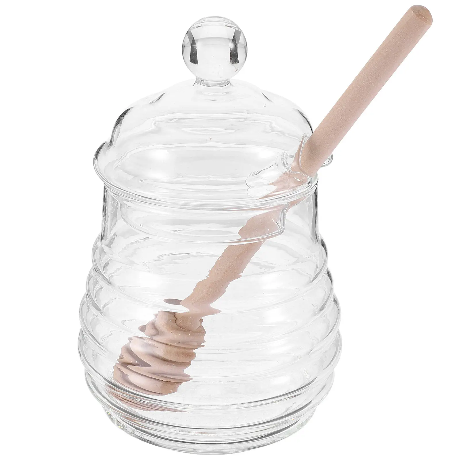 1Set Small Glass Honey Jars with Dipper Stick Effective in Preventing Dust Stains Ideal for Home Kitchen Honey Glass Jar
1Set Small Glass Honey Jars with Dipper Stick Effective in Preventing Dust Stains Ideal for Home Kitchen Honey Glass Jar
