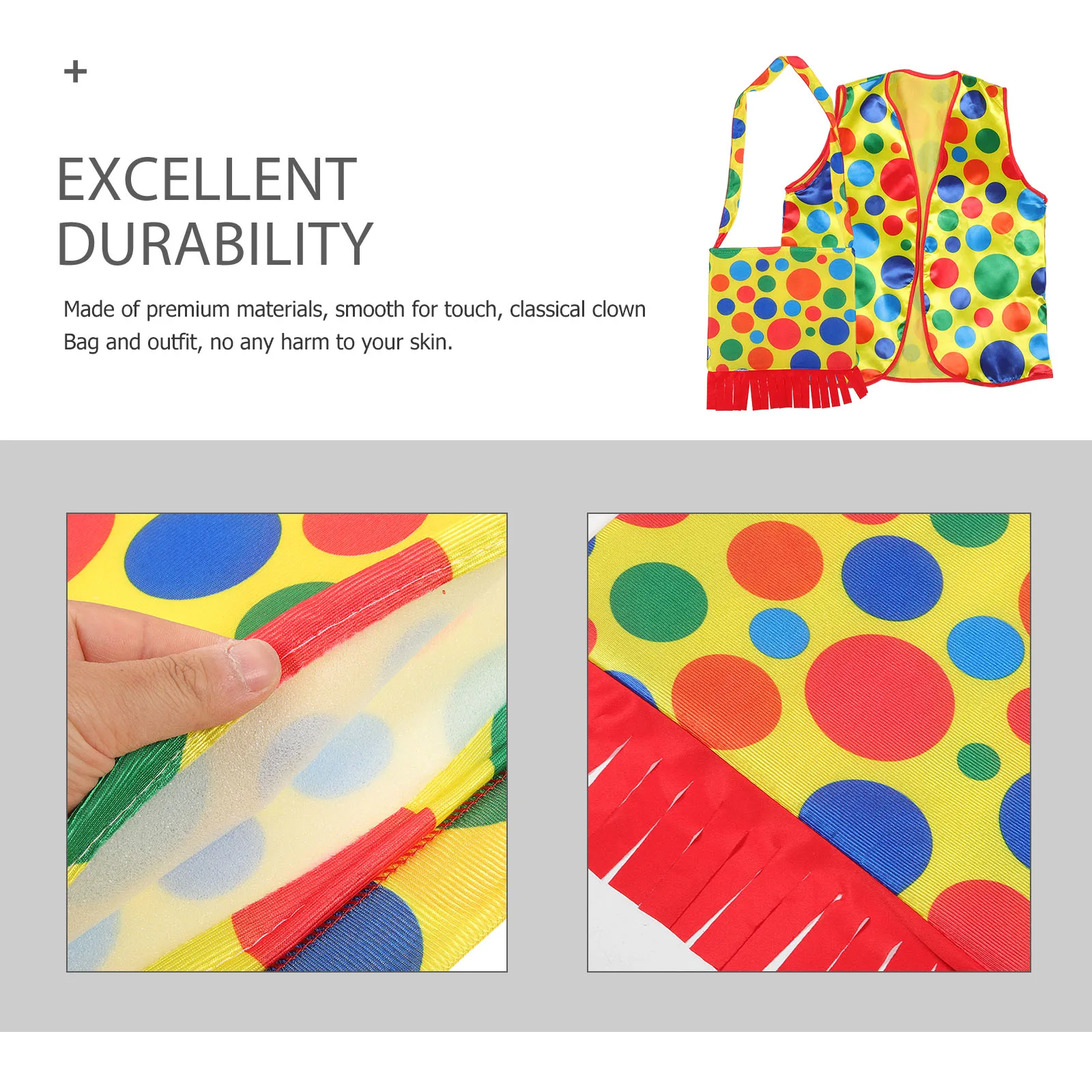 1 set 1 Set Cosplay Clown Costume Outfit Bag Halloween Carnival Party Supplies Adult Performance Clown Suit Decor Costume Set
1 set 1 Set Cosplay Clown Costume Outfit Bag Halloween Carnival Party Supplies Adult Performance Clown Suit Decor Costume Set