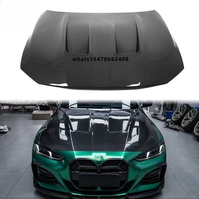 Dry Carbon Fiber N Style Vented Hood Engine Bonnet for 4 Series G22 G23 G26 430i 440i Engine Valve Cover Hoods
Dry Carbon Fiber N Style Vented Hood Engine Bonnet for 4 Series G22 G23 G26 430i 440i Engine Valve Cover Hoods