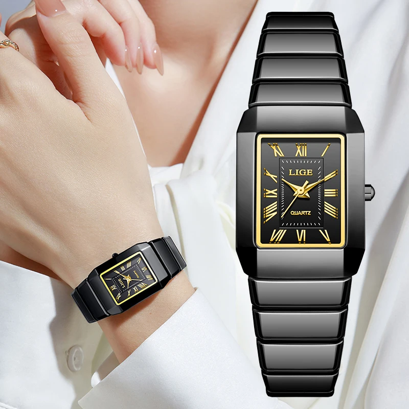 LIGE Women's wristwatch 2026 TOP ceramic casual fashion clock quartz elegant waterproof vintage Watch women Relogio Feminino+BOX
LIGE Women's wristwatch 2026 TOP ceramic casual fashion clock quartz elegant waterproof vintage Watch women Relogio Feminino+BOX
