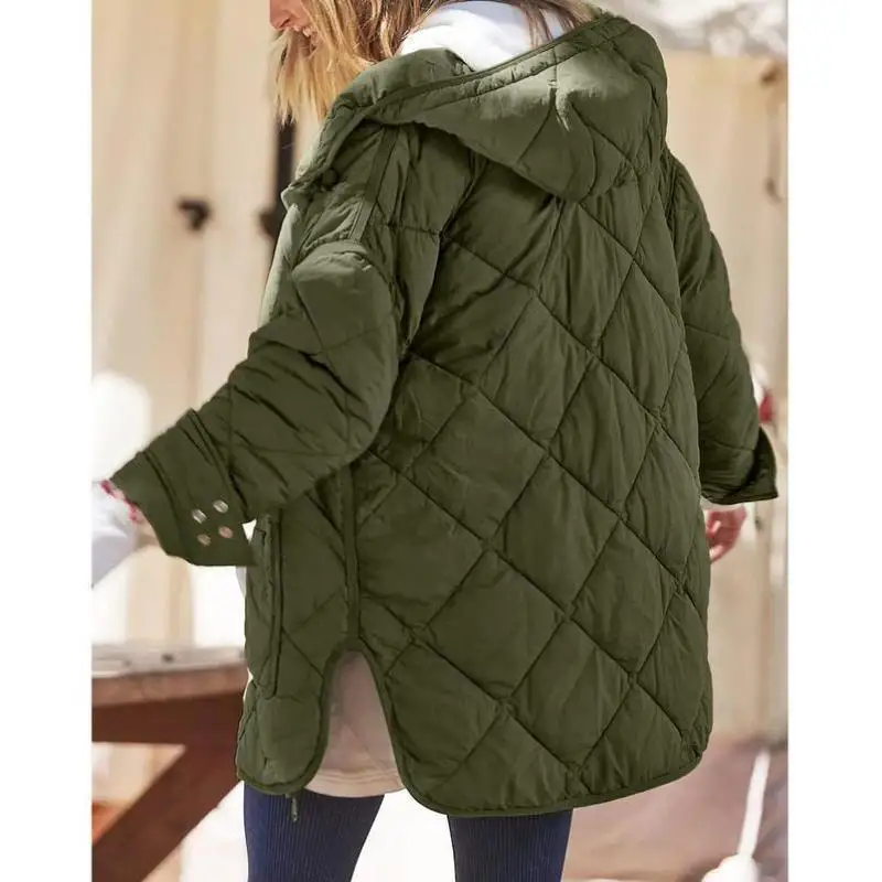 Women's Quilted down Jaet with Hood Long Sve Cross-Border New Sle Ciwalk Thin Nine-Arm Sve PU Leather Jaet
Women's Quilted down Jaet with Hood Long Sve Cross-Border New Sle Ciwalk Thin Nine-Arm Sve PU Leather Jaet