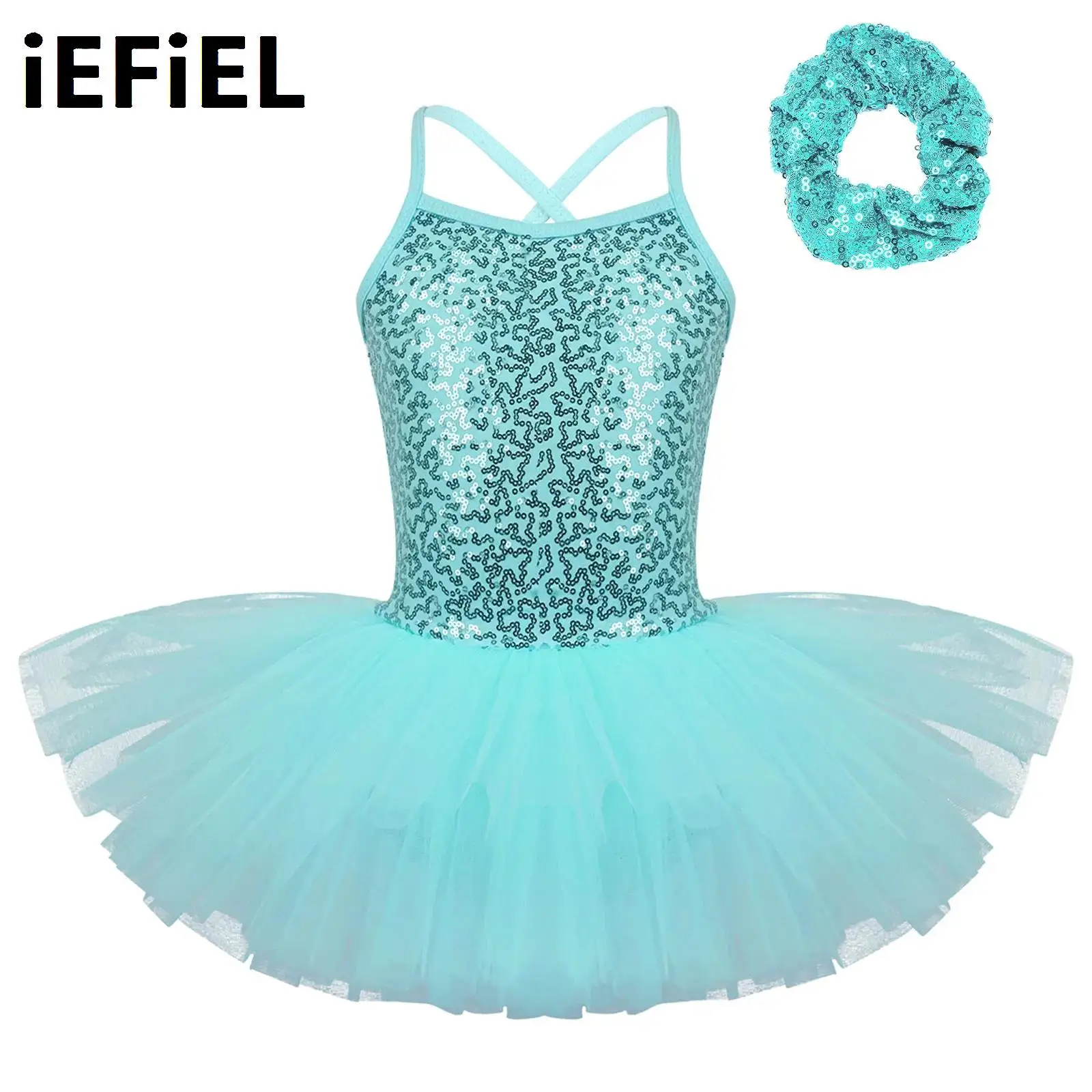 Kids Sequined Ballet Dress Girls Tutu Dance Performance Costume Sequined Tutu Dress with Hair Tie Headwear
Kids Sequined Ballet Dress Girls Tutu Dance Performance Costume Sequined Tutu Dress with Hair Tie Headwear