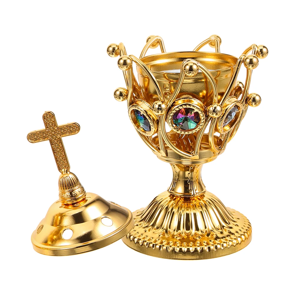 Incense Burner Electric Censer Wax Warmer Scented Aroma Small Bakhoor Iron Charcoal Metal Vintage Home Ornament Decorative Table
Incense Burner Electric Censer Wax Warmer Scented Aroma Small Bakhoor Iron Charcoal Metal Vintage Home Ornament Decorative Table
