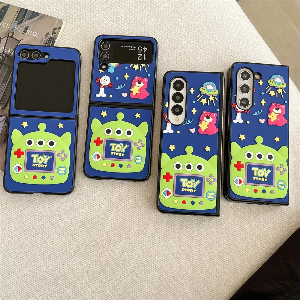 Силиконовый чехол для телефона с игровой консолью Cartoon Alien для Samsung Galaxy Z Fold & Z Flip 7 6 5 4 3, жесткий противоударный комбинированный чехол 2 в 1
Силиконовый чехол для телефона с игровой консолью Cartoon Alien для Samsung Galaxy Z Fold & Z Flip 7 6 5 4 3, жесткий противоударный комбинированный чехол 2 в 1