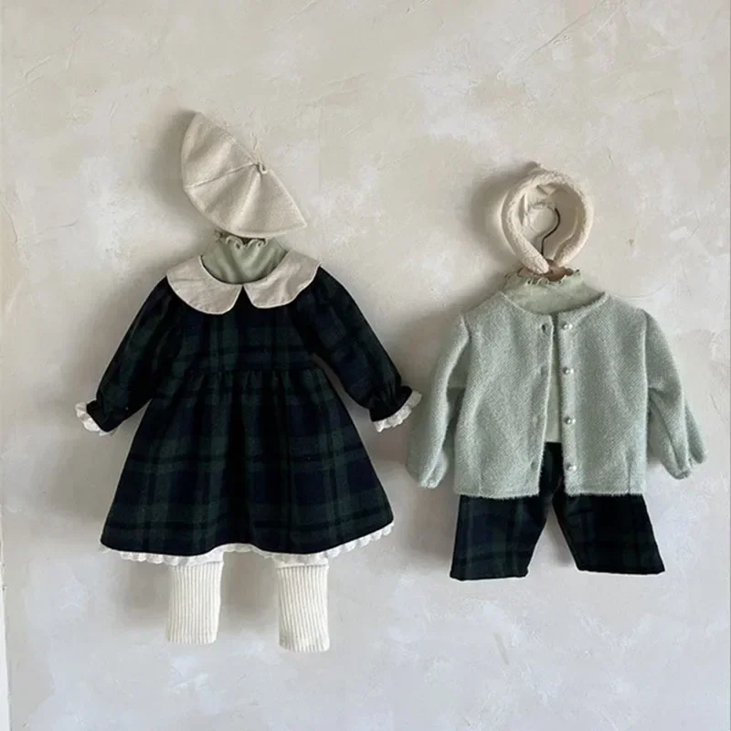 Christmas Dress for Girl Vintage Winter Spring Dresses Kids British Plaid Children Clothes Photography Costumes Infant Outfits
Christmas Dress for Girl Vintage Winter Spring Dresses Kids British Plaid Children Clothes Photography Costumes Infant Outfits