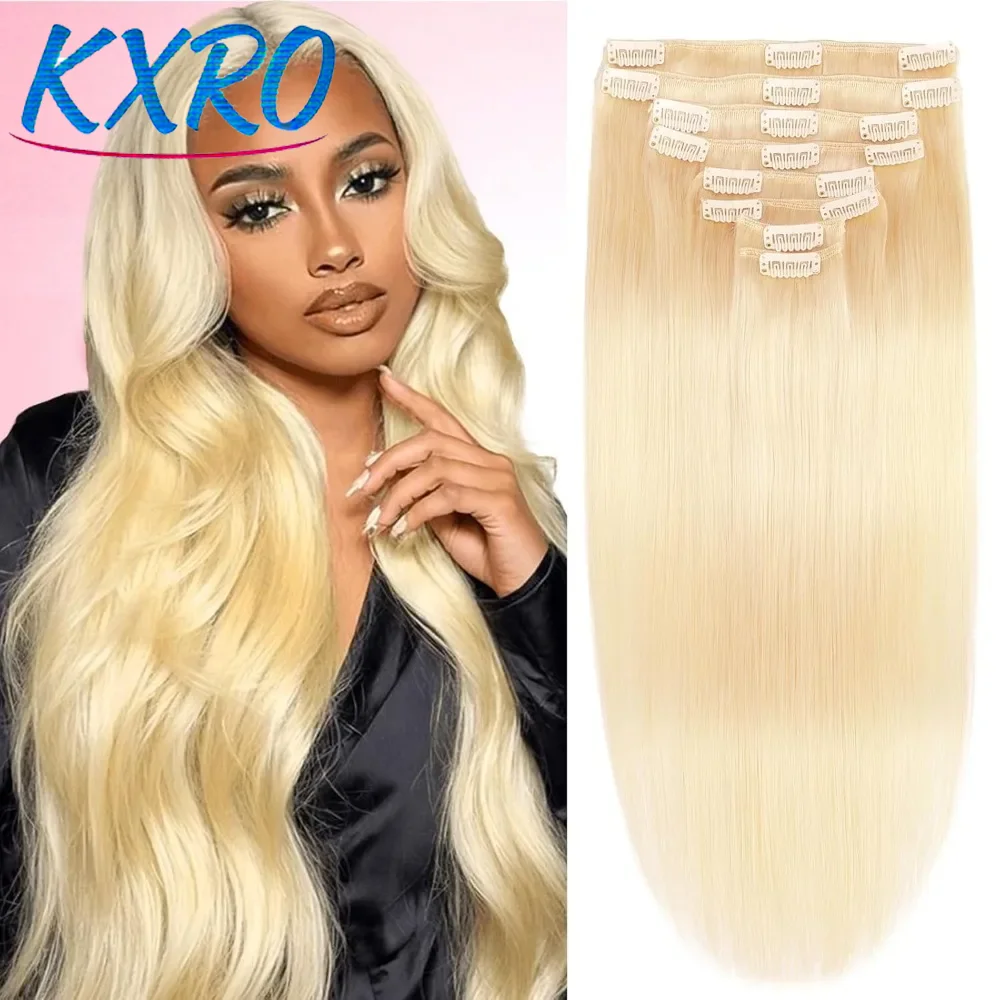 #613 Clip in Hair Extensions Real Human Hair 8pcs Bleach Blonde Remy Human Hair Clip Iin Extensions Straight For Women Daily Use
#613 Clip in Hair Extensions Real Human Hair 8pcs Bleach Blonde Remy Human Hair Clip Iin Extensions Straight For Women Daily Use