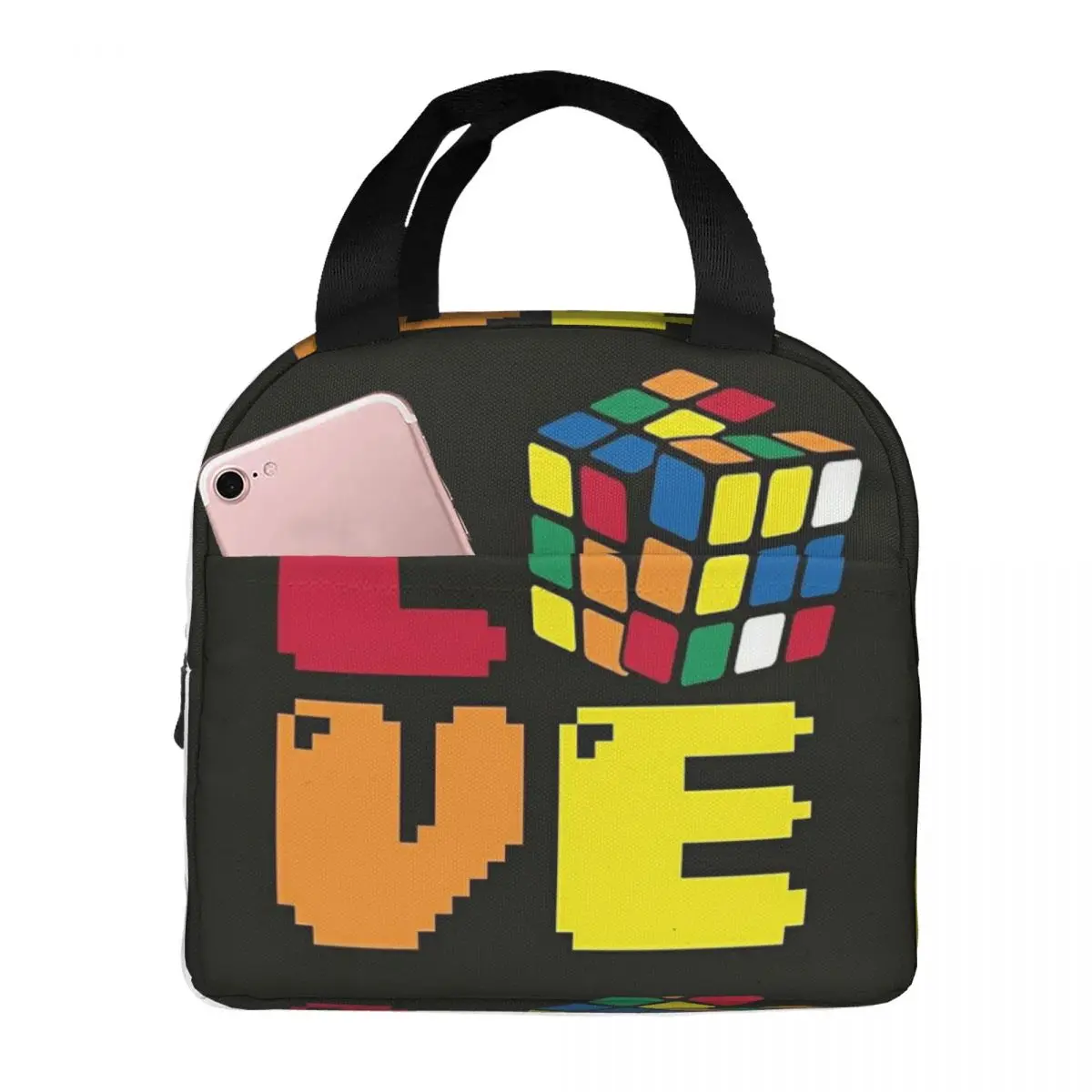 Math Rubiks Rubix Cube Insulated Lunch Bag for Women Office Cooler Thermal Food Box Tote Portable Lunch Boxes Container
Math Rubiks Rubix Cube Insulated Lunch Bag for Women Office Cooler Thermal Food Box Tote Portable Lunch Boxes Container