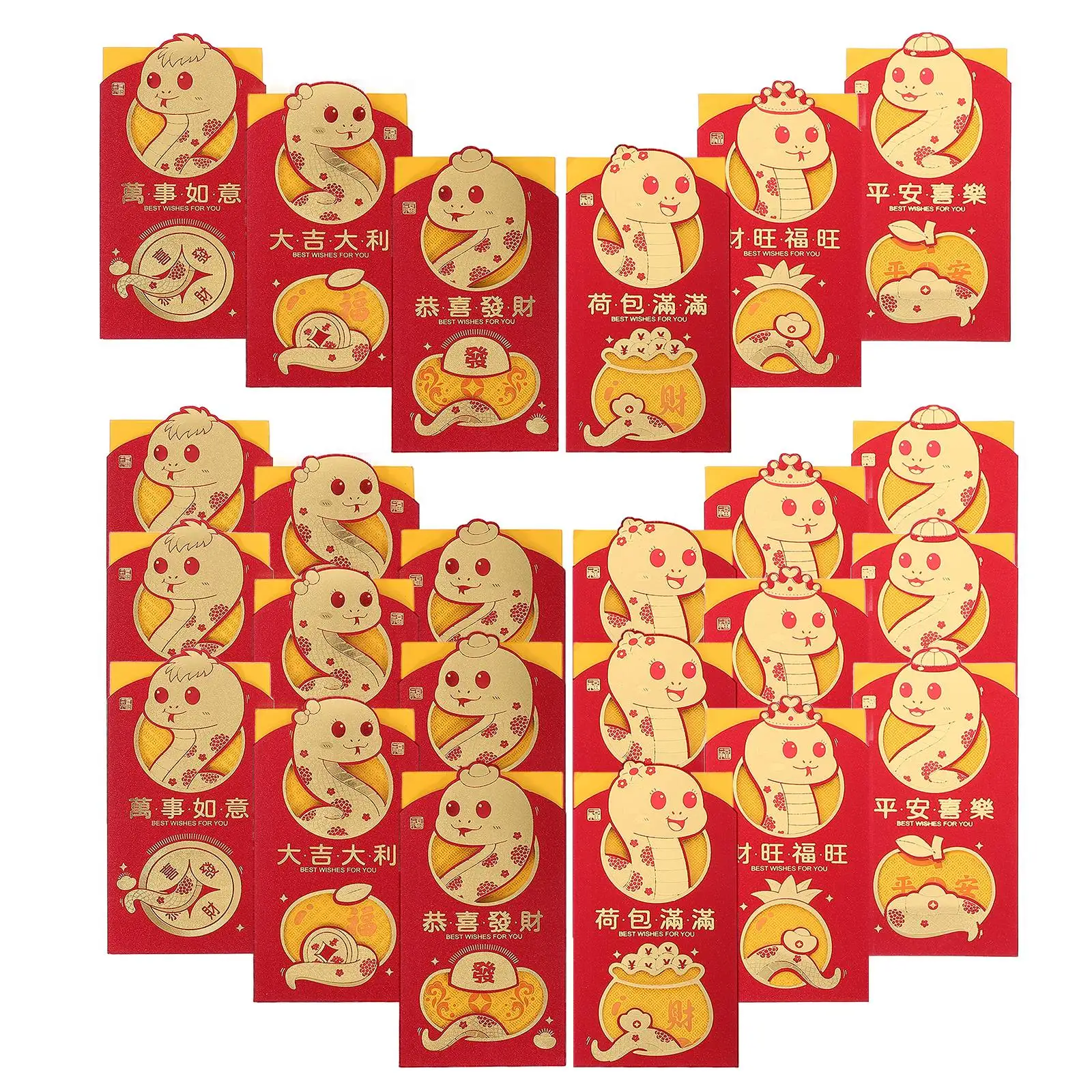 Cartoon Snake Zodiac Envelope Package Chinese Paper Money New Year of The Products Red Hong Bao Envelopes Cute Lucky Packets
Cartoon Snake Zodiac Envelope Package Chinese Paper Money New Year of The Products Red Hong Bao Envelopes Cute Lucky Packets