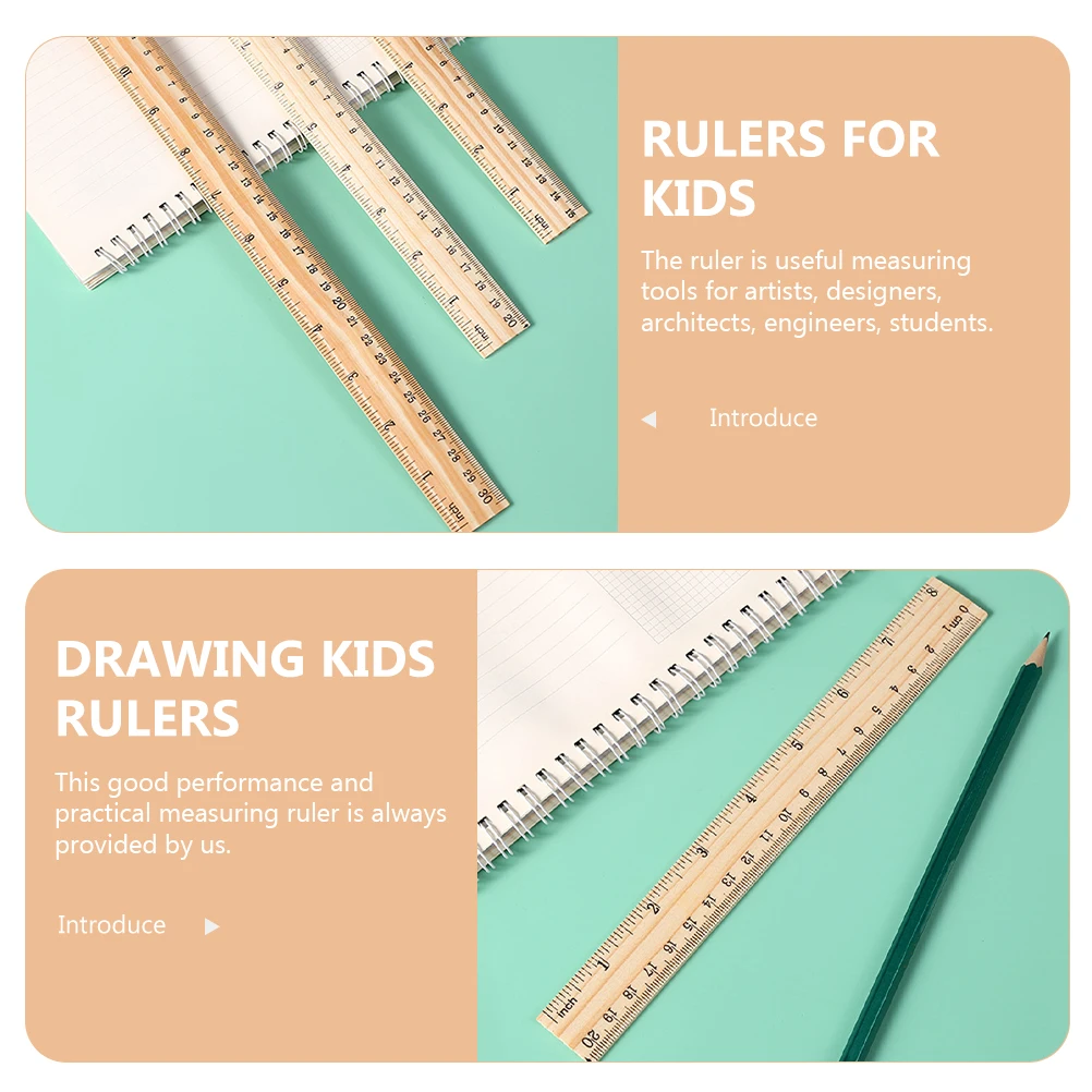 12pcs Wooden s Measuring Tools Straight Scale Multi-Function s Rulers For Students Office Drawing Elastic Wood
12pcs Wooden s Measuring Tools Straight Scale Multi-Function s Rulers For Students Office Drawing Elastic Wood