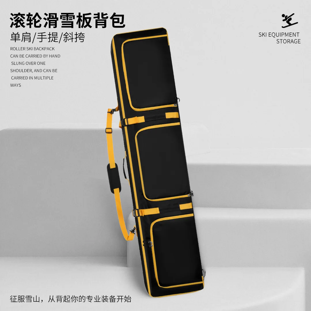 2025 New Ski Bag Single and Double Board Bag with Wheels Large Capacity Snowboard Backpack Single Board Double Board Snow Bag
2025 New Ski Bag Single and Double Board Bag with Wheels Large Capacity Snowboard Backpack Single Board Double Board Snow Bag