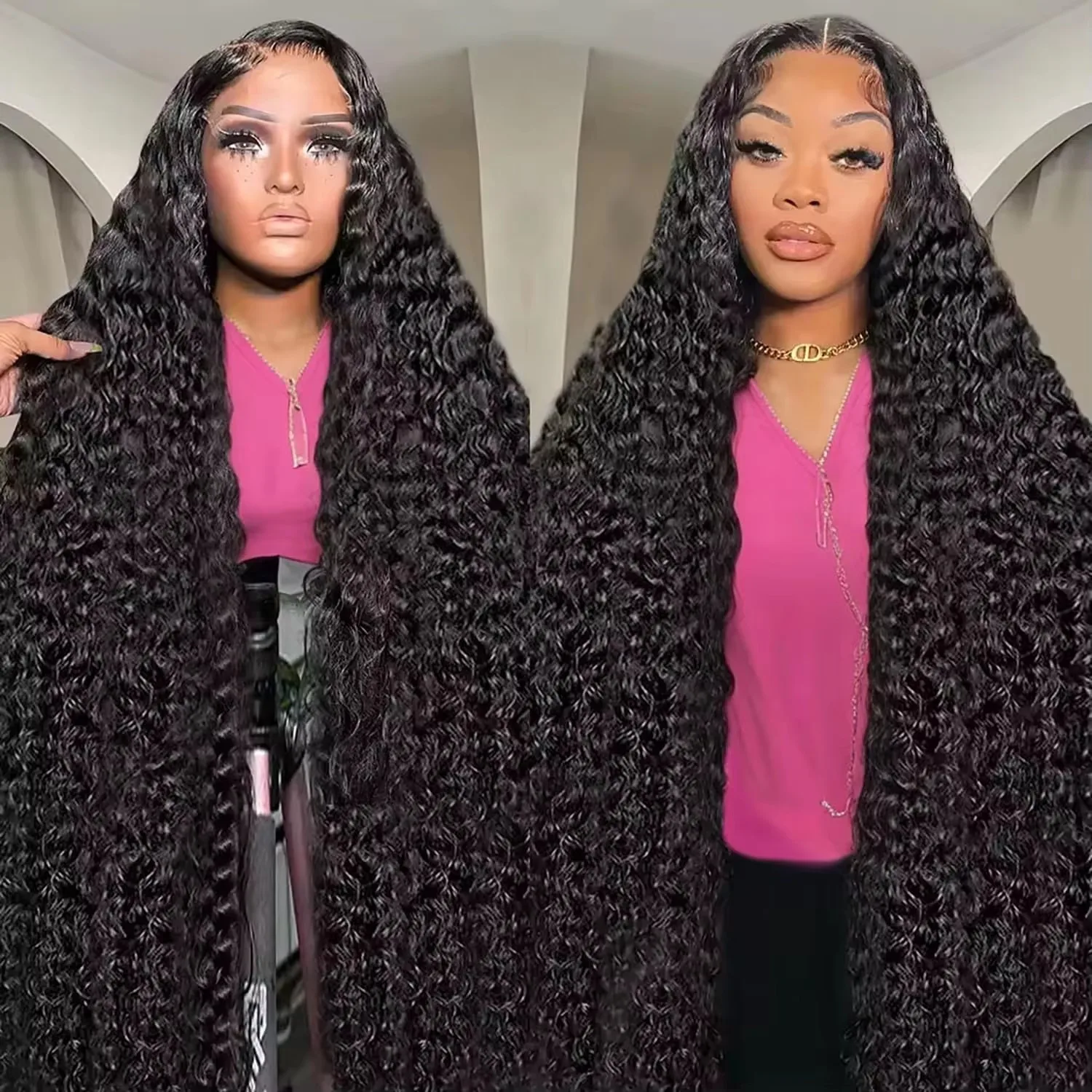 Deep Wave Wigs Human Hair 13x4 HD Transparent Lace 13x6 Full Frontal Wigs Natural color Curly Wigs For Women 250% Density
Deep Wave Wigs Human Hair 13x4 HD Transparent Lace 13x6 Full Frontal Wigs Natural color Curly Wigs For Women 250% Density