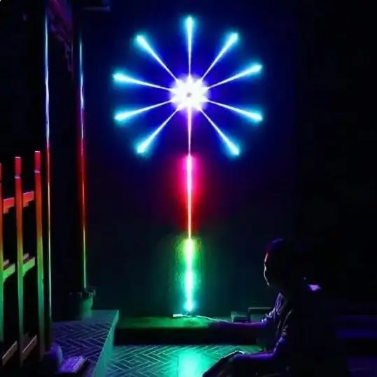 Светодиодная RGB лента с фейерверком, фейерверк с управлением через приложение, для свадьбы, Рождества, вечеринки, праздника, Рождества
Светодиодная RGB лента с фейерверком, фейерверк с управлением через приложение, для свадьбы, Рождества, вечеринки, праздника, Рождества