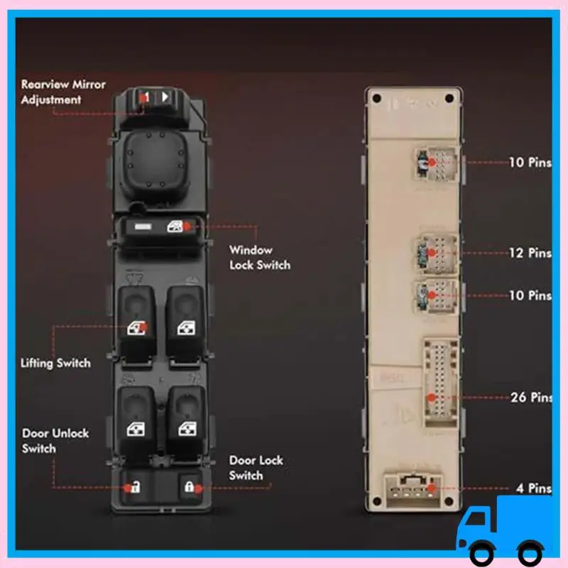 Lasting Master Electric Window Control Switch Glass Lift Switch For Tahoe Silverado GMC Sierra Yukon Cadillac Escalade
Lasting Master Electric Window Control Switch Glass Lift Switch For Tahoe Silverado GMC Sierra Yukon Cadillac Escalade