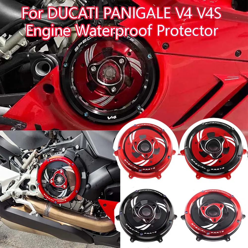 For DUCATI PANIGALE V4 V4S Engine Part Engine Waterproof Protector Guard Clear Clutch Cover Motorcycle
For DUCATI PANIGALE V4 V4S Engine Part Engine Waterproof Protector Guard Clear Clutch Cover Motorcycle