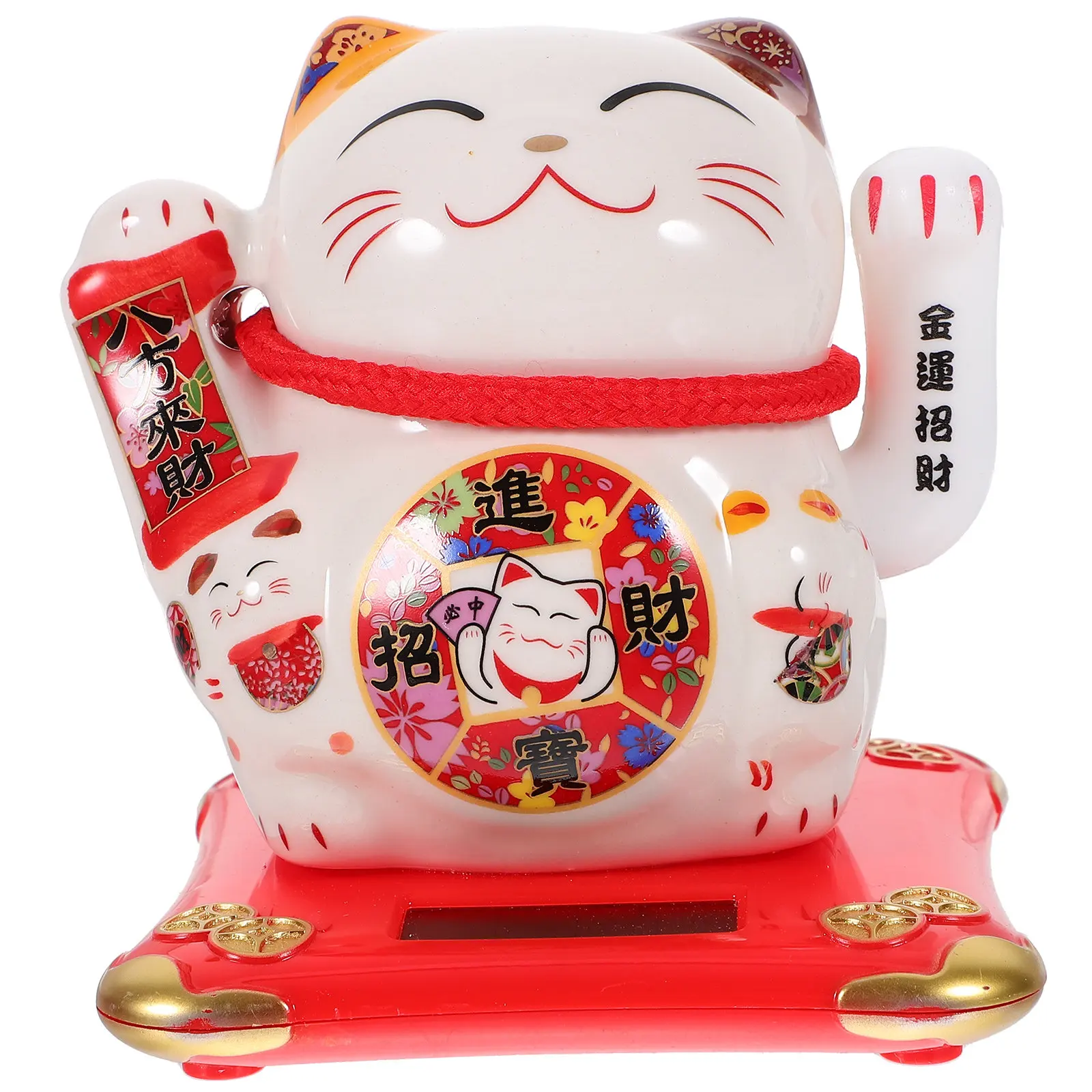 Exquisite Solar Powered Waving Cat Decor Not Easy to Fade Break Perfect for Car Dashboard Home Desk Hotel Feng Shui
Exquisite Solar Powered Waving Cat Decor Not Easy to Fade Break Perfect for Car Dashboard Home Desk Hotel Feng Shui