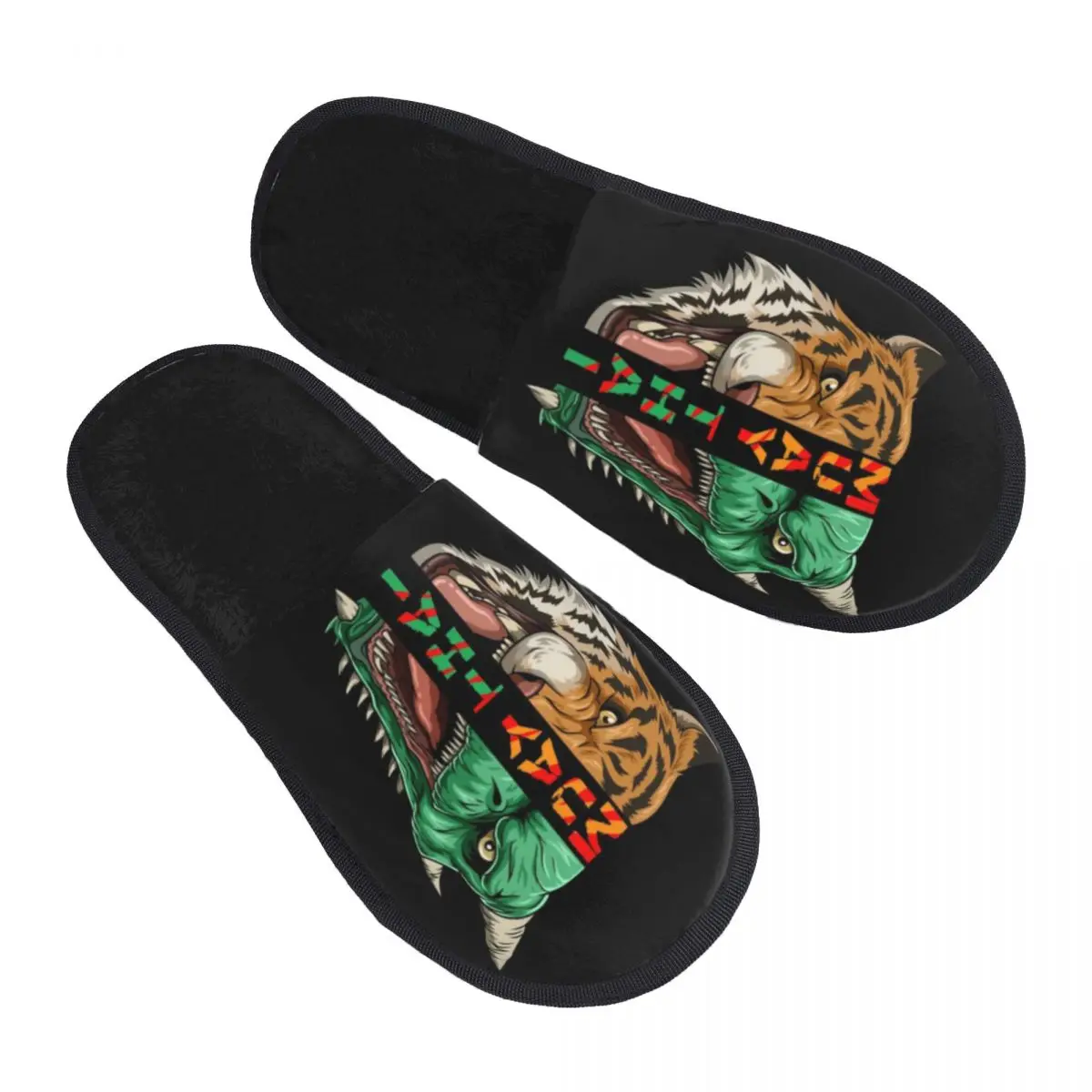 Custom Muay Thai Dragon And Tiger Soft Scuff With Memory Foam Slippers Women Thailand Boxing Martial Art Spa House Shoes
Custom Muay Thai Dragon And Tiger Soft Scuff With Memory Foam Slippers Women Thailand Boxing Martial Art Spa House Shoes