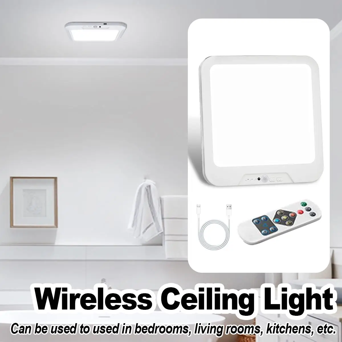 Motion Sensor Led Ceiling Light Lamp With Remote Controller For House Timer Wireless Mount Rechargeable Dimmable Bedroom Kitchen
Motion Sensor Led Ceiling Light Lamp With Remote Controller For House Timer Wireless Mount Rechargeable Dimmable Bedroom Kitchen