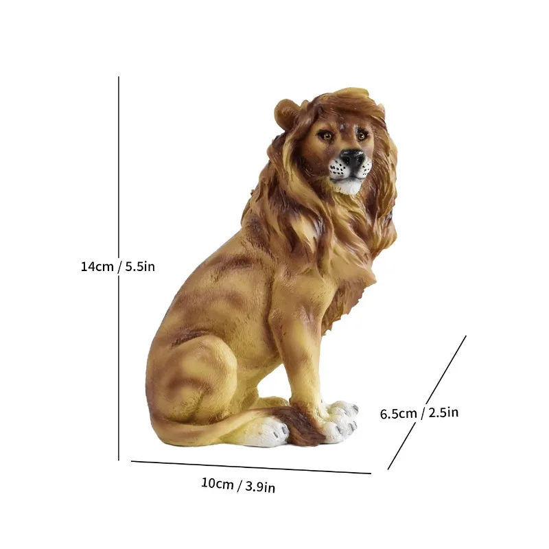 Lion and Lion Ornament Office Entrance Living Room Home Vilead ResinStatue Gold AnimalSculptureOfficeDesk Accessories Decoration
Lion and Lion Ornament Office Entrance Living Room Home Vilead ResinStatue Gold AnimalSculptureOfficeDesk Accessories Decoration