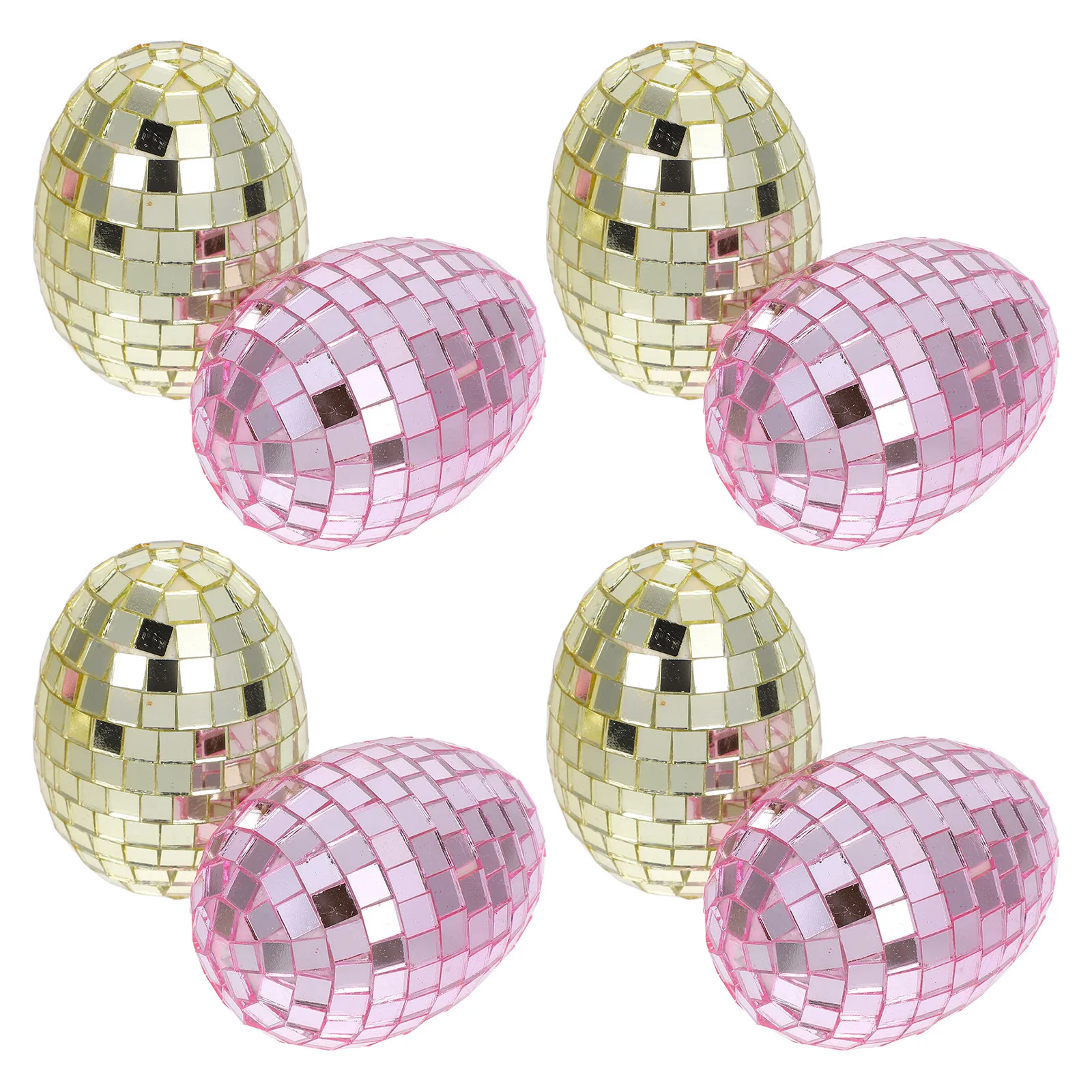 8Pcs Mirror Glass Easter Egg Ornaments Reflective Disco Ball Decor for Tree Wall Basket Centerpiece Party Holiday Decoration
8Pcs Mirror Glass Easter Egg Ornaments Reflective Disco Ball Decor for Tree Wall Basket Centerpiece Party Holiday Decoration