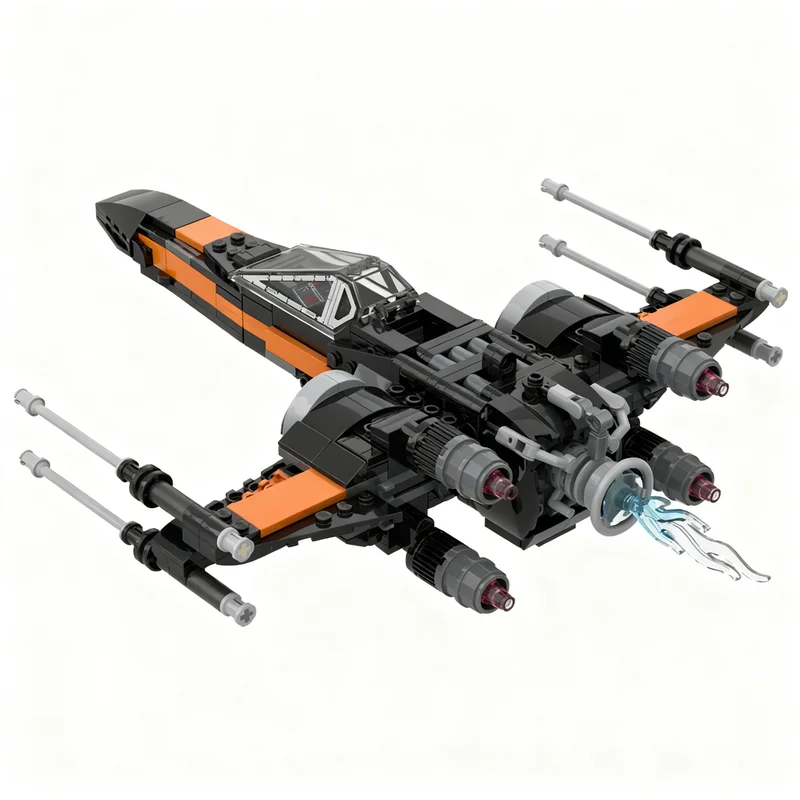 422pcs MOC Resistance X Fighter Black Star Battle Model Building Blocks Construction Toy Christmas Gifts DIY Creative Idea Brick
422pcs MOC Resistance X Fighter Black Star Battle Model Building Blocks Construction Toy Christmas Gifts DIY Creative Idea Brick