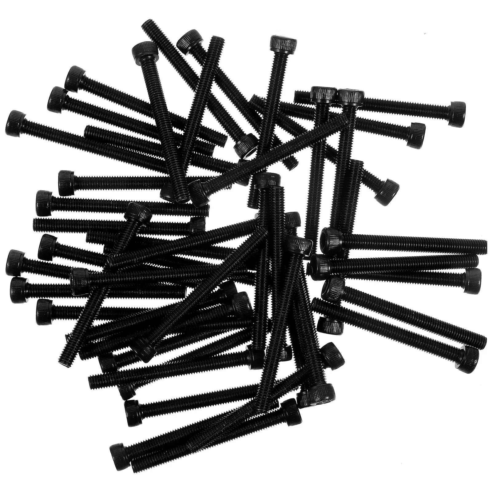 50 шт. шестигранных винтов M5x50 мм из высокопрочной стали с черным оксидированием, машинные резьбовые болты для автомобильной и мебельной сборки
50 шт. шестигранных винтов M5x50 мм из высокопрочной стали с черным оксидированием, машинные резьбовые болты для автомобильной и мебельной сборки