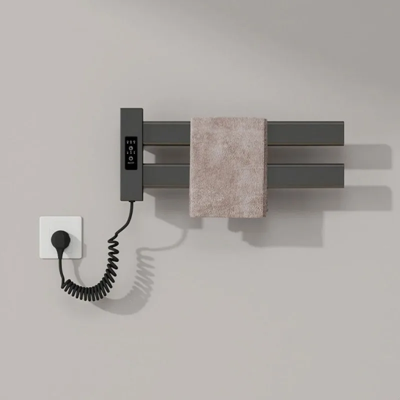 Electric Towel Rack Aluminum Alloy Waterproof Space-Saving Digital Display Heated Towel Rack Fast Drying Bathroom Accessories
Electric Towel Rack Aluminum Alloy Waterproof Space-Saving Digital Display Heated Towel Rack Fast Drying Bathroom Accessories