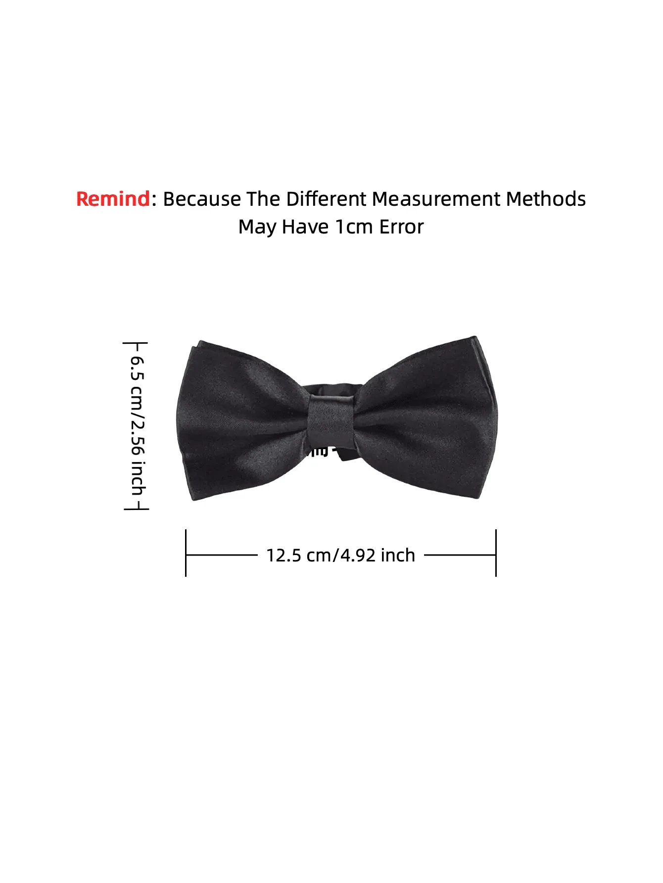 Mens Classic Bow Tie Polyester Solid Color Business Casual Accessory
Mens Classic Bow Tie Polyester Solid Color Business Casual Accessory
