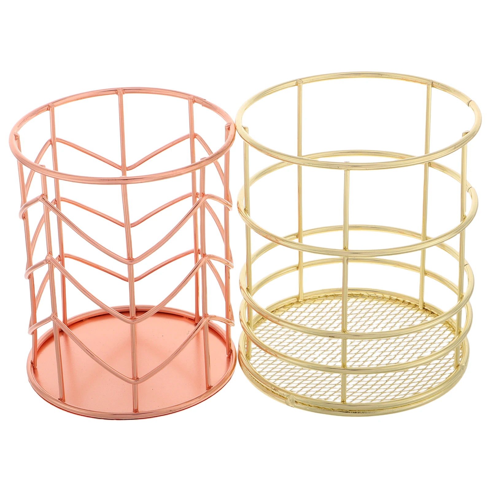 2 Pcs Desktop Pen Holder Wrought Iron Organizer Large Capacity Desk Accessories Office Supplies Pencil Vanity Brush
2 Pcs Desktop Pen Holder Wrought Iron Organizer Large Capacity Desk Accessories Office Supplies Pencil Vanity Brush