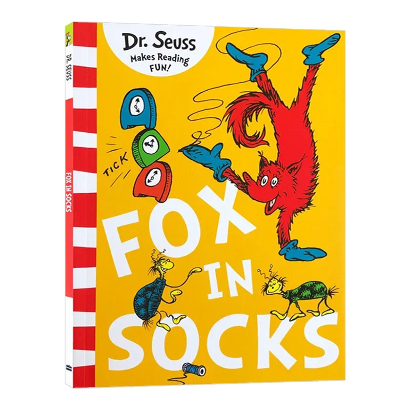 Dr Seuss Fox в носках, детские книги в возрасте 3, 4, 5, 6 лет, английские книжки с картинками, 9780008201500
Dr Seuss Fox в носках, детские книги в возрасте 3, 4, 5, 6 лет, английские книжки с картинками, 9780008201500