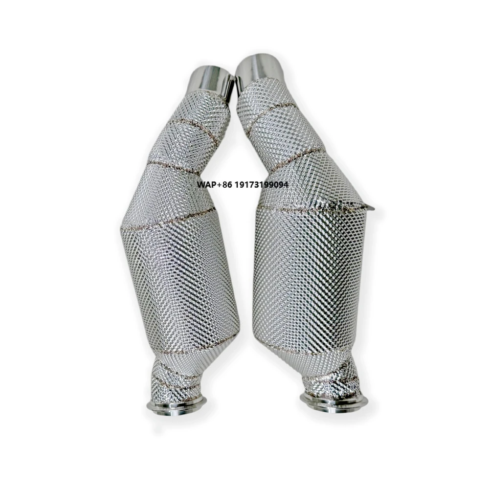 Car Exhaust Downpipe Header for Giulia Quadrifoglio 2.9T 2017+ Stainless Insulated Exhaust Pipes Catalytic Converter
Car Exhaust Downpipe Header for Giulia Quadrifoglio 2.9T 2017+ Stainless Insulated Exhaust Pipes Catalytic Converter