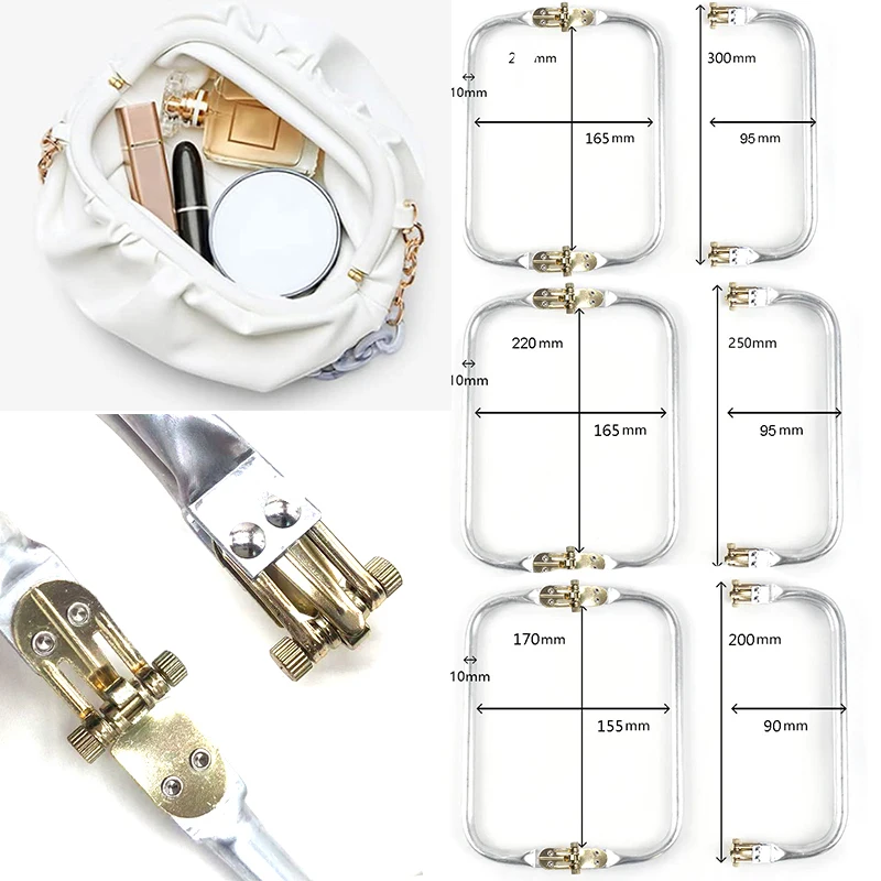 LS-Light Gold 10PC16cm 18cm 20cm 25cm 30cm 40cm Bag Frame For Purse Doctor Metal Aluminium Tube Handle Accessories Clutch Parts
LS-Light Gold 10PC16cm 18cm 20cm 25cm 30cm 40cm Bag Frame For Purse Doctor Metal Aluminium Tube Handle Accessories Clutch Parts