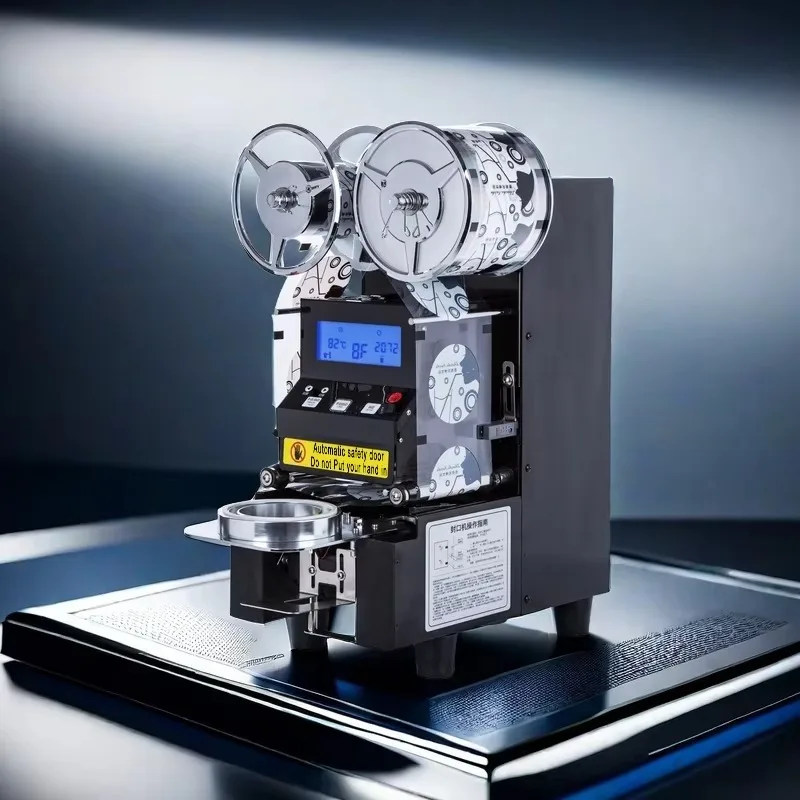 Auto Plastic Cup and Paper Cup Sealing Machine High Quality Automatic Sealer Bubble Tea Milk Coffee Drink Cup Sealing Machine
Auto Plastic Cup and Paper Cup Sealing Machine High Quality Automatic Sealer Bubble Tea Milk Coffee Drink Cup Sealing Machine