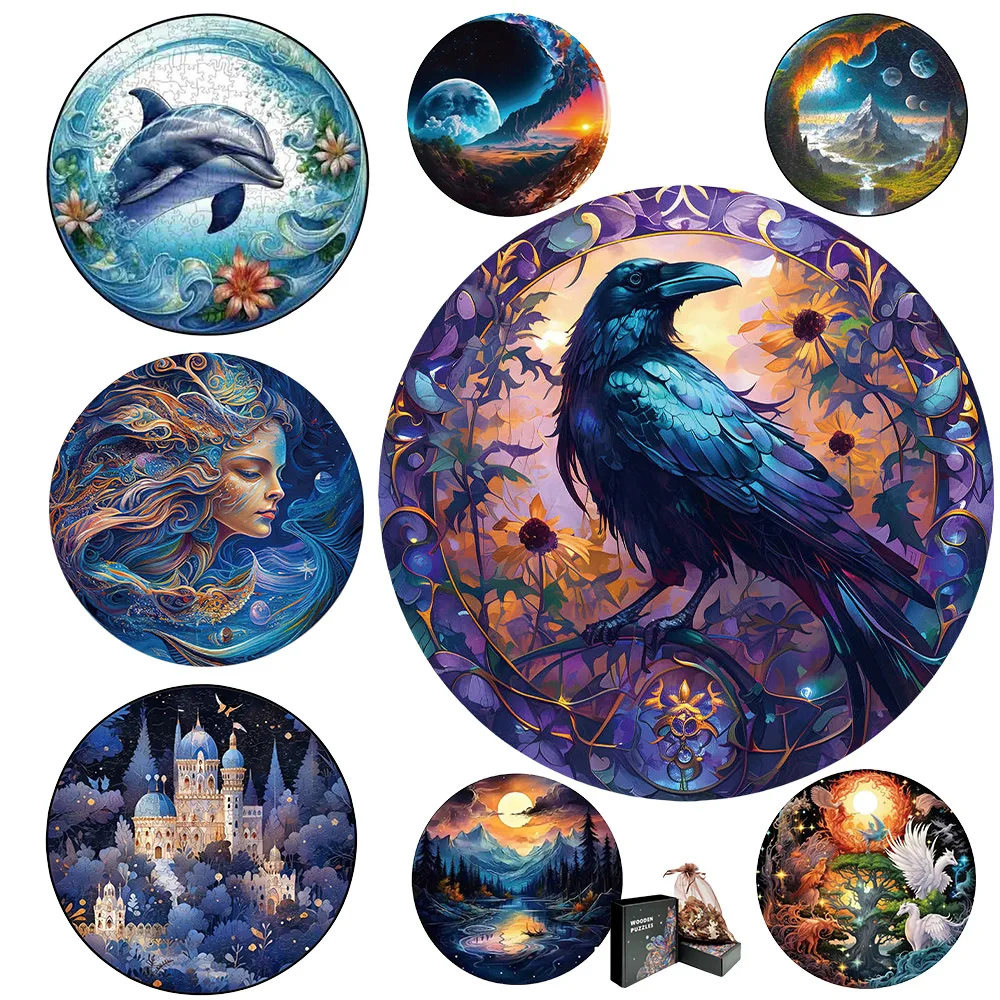 Flying Horse Dream Wooden Puzzle Dolphin Blue Fox Art Difficult Crow Adult Festival Gift Goddess Cat Pattern Wood Puzzle
Flying Horse Dream Wooden Puzzle Dolphin Blue Fox Art Difficult Crow Adult Festival Gift Goddess Cat Pattern Wood Puzzle