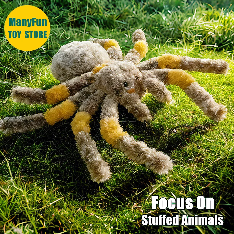Wolf Spider Plush Toy Realistic Tarantula Plushie Lifelike Bird eating Spider Stuffed Animal Spider Simulation Doll Gift
Wolf Spider Plush Toy Realistic Tarantula Plushie Lifelike Bird eating Spider Stuffed Animal Spider Simulation Doll Gift