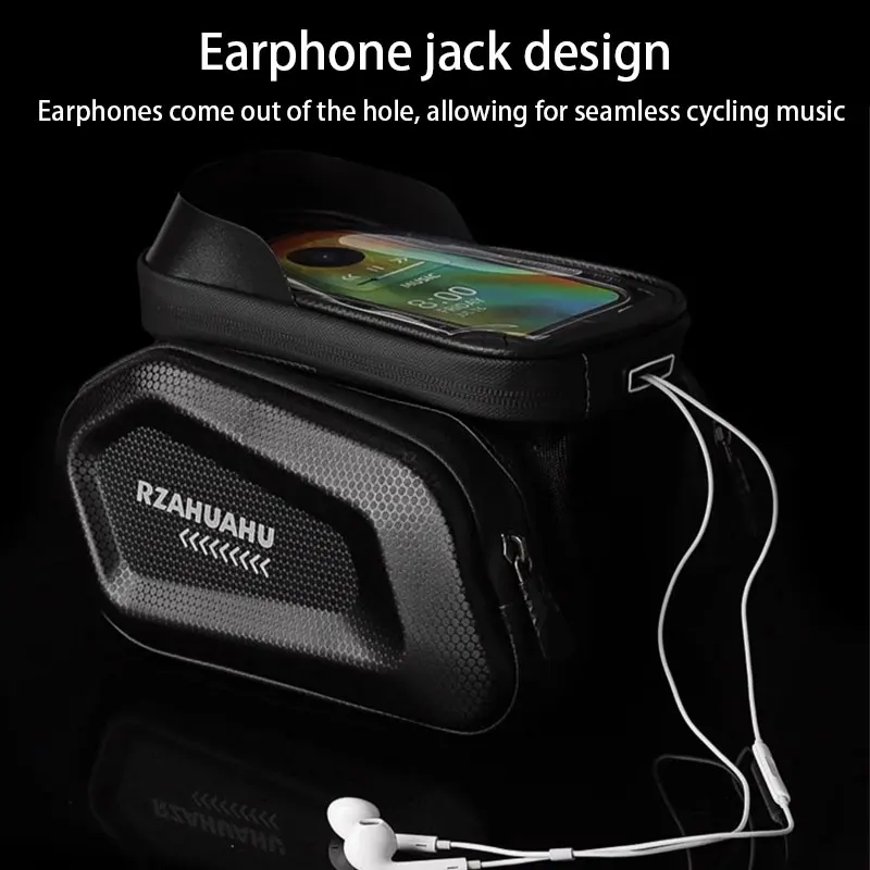 6.5-inch mobile phone bike bag waterproof bike bag sensitive touch screen mountain bike bike hard shell bag riding equipment
6.5-inch mobile phone bike bag waterproof bike bag sensitive touch screen mountain bike bike hard shell bag riding equipment