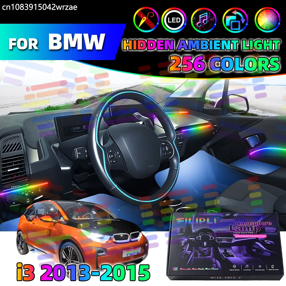 14 in 1 Car Interior Ambient For BMW I3 I01 Ambient Lights Strips Breathing Lighting Kit App Control Auto Decorative Lamp Sympho
14 in 1 Car Interior Ambient For BMW I3 I01 Ambient Lights Strips Breathing Lighting Kit App Control Auto Decorative Lamp Sympho