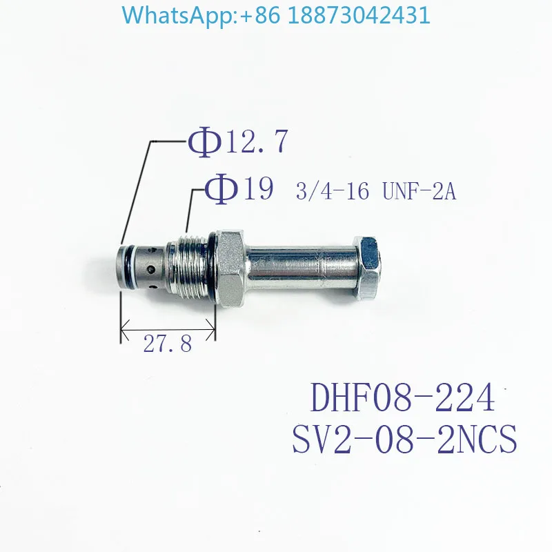 Резьбовой двухпозиционный двуходовой гидравлический клапан DHF08-224/SV2-08-2NCS двунаправленный для подъема и сброса давления.
Резьбовой двухпозиционный двуходовой гидравлический клапан DHF08-224/SV2-08-2NCS двунаправленный для подъема и сброса давления.