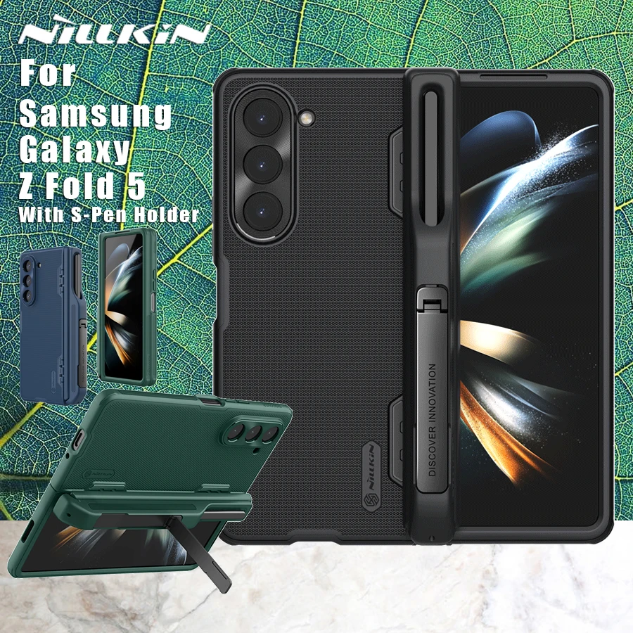 NILLKIN for Samsung Galaxy Z Fold 5 5G Case With S-Pen Pocket Frosted Lens Kickstand Silicone Slide Camera Protection Cover
NILLKIN for Samsung Galaxy Z Fold 5 5G Case With S-Pen Pocket Frosted Lens Kickstand Silicone Slide Camera Protection Cover