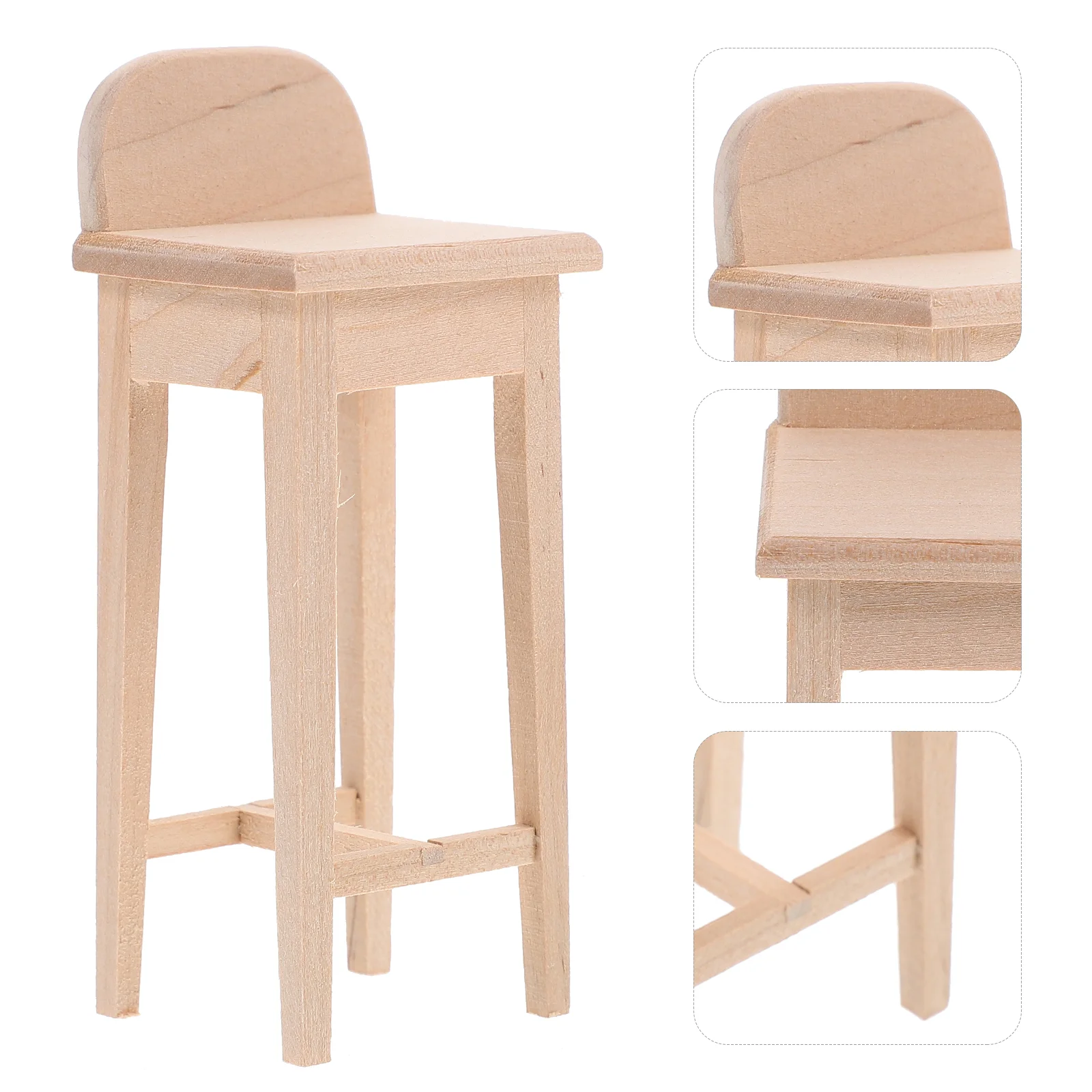 Dollhouse Stool Furniture Decorative Miniature Table and Chair Ornaments Wood Toys Chairs
Dollhouse Stool Furniture Decorative Miniature Table and Chair Ornaments Wood Toys Chairs