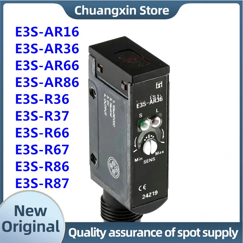 1PCS OMRON E3S-AR16 E3S-AR36 E3S-AR66 E3S-AR86 E3S-R36 E3S-R37 E3S-R66 E3S-R67 E3S-R86 E3S-R87 photoelectric switch New In Stock
