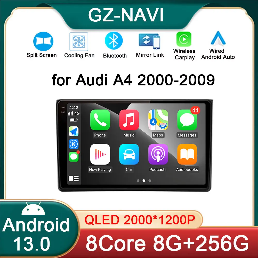 Android 13 Auto Radio for Audi A4 2000-2009 Seat Exeo 4G Car Multimedia GPS Wireles Carplay CarPlay
Android 13 Auto Radio for Audi A4 2000-2009 Seat Exeo 4G Car Multimedia GPS Wireles Carplay CarPlay