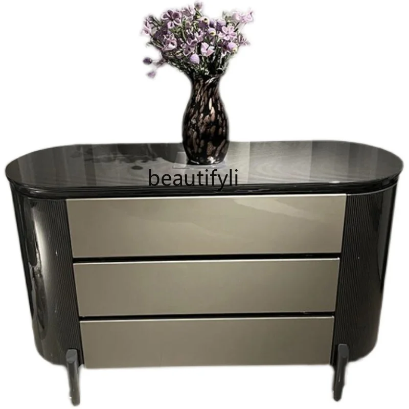 Entrance cabinet light luxury style living room home shoe cabinet integrated solid wood partition Italian style
Entrance cabinet light luxury style living room home shoe cabinet integrated solid wood partition Italian style