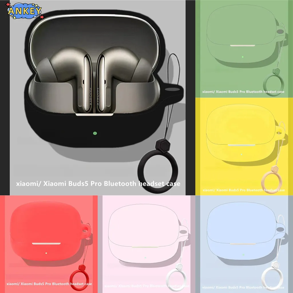 Для Xiaomi Buds 5 Pro чехол Защитный чехол для наушников Кольцо Xiaomi Buds 5 Pro Мягкие силиконовые наушники против падения для переноски
Для Xiaomi Buds 5 Pro чехол Защитный чехол для наушников Кольцо Xiaomi Buds 5 Pro Мягкие силиконовые наушники против падения для переноски