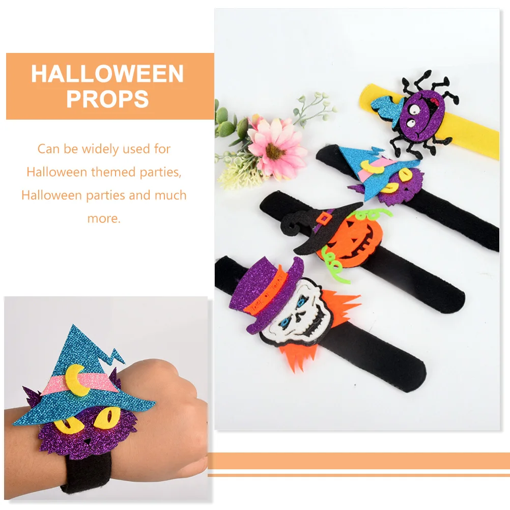 4 Pcs Bracelets Pumpkin Bat Slap Wristbands Bulk Kids Ring Halloween Props Colorful Toys Child
4 Pcs Bracelets Pumpkin Bat Slap Wristbands Bulk Kids Ring Halloween Props Colorful Toys Child